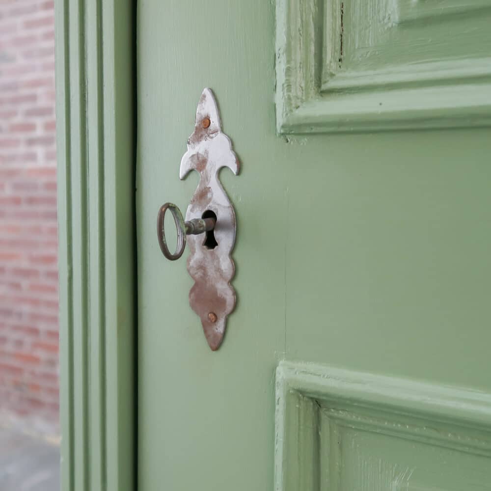 Groene eendeurs linnenkast - Afbeelding 7