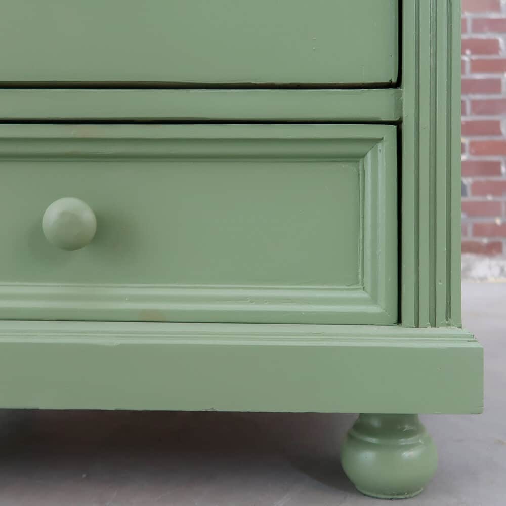 Groene eendeurs linnenkast - Afbeelding 8