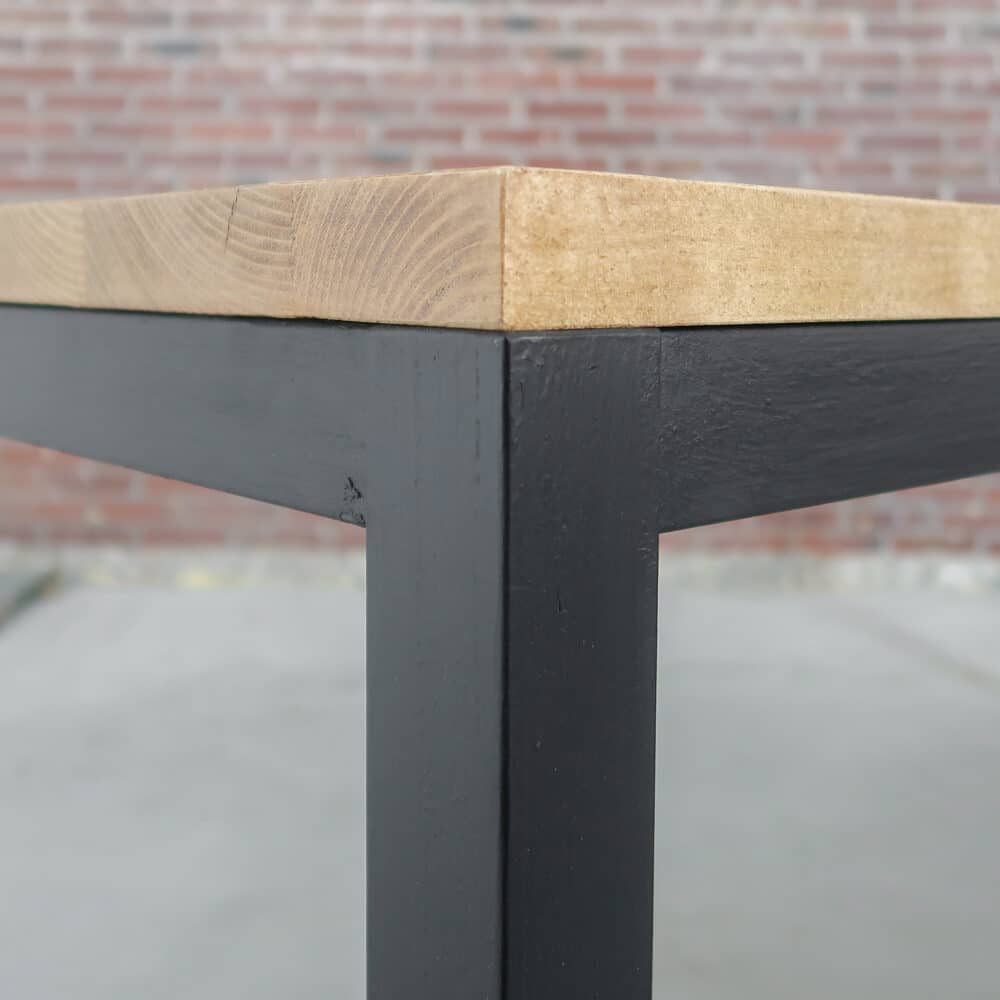 Tafel met metalen frame - Afbeelding 5