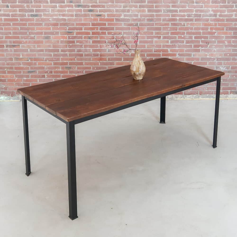 Tafel met metalen frame - Afbeelding 2