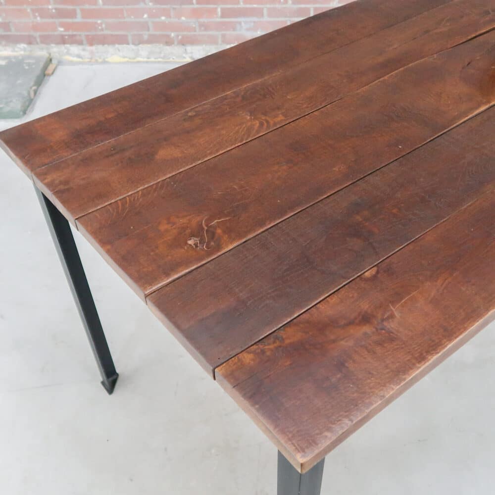 Tafel met metalen frame - Afbeelding 3