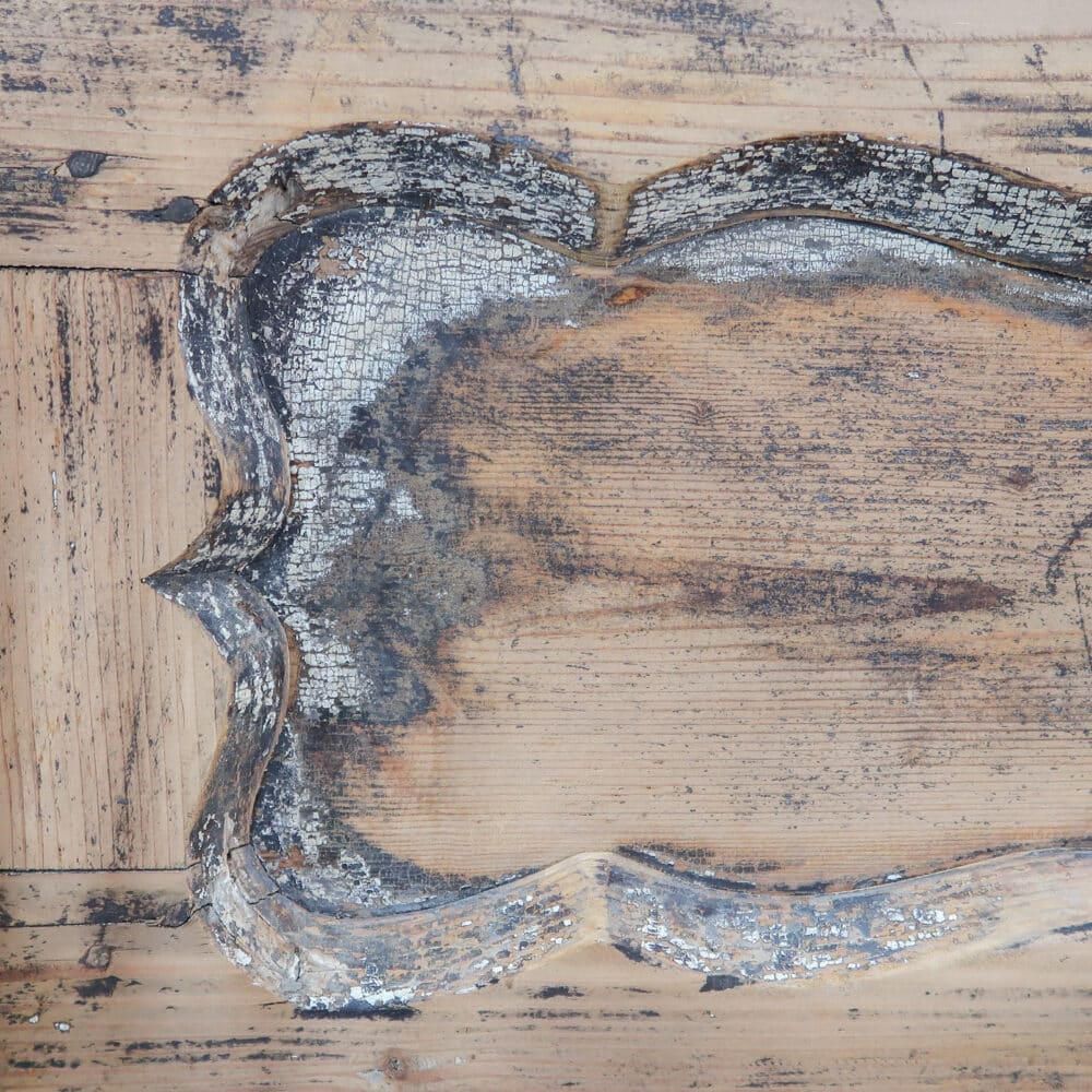 Brocante houten bank - Afbeelding 6