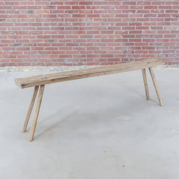 Brocante houten bankje