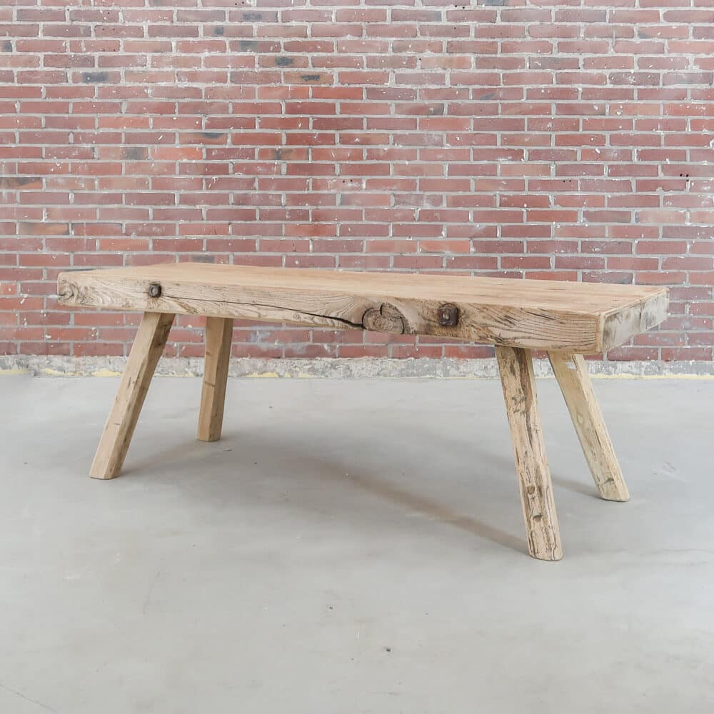Lage houten slachttafel