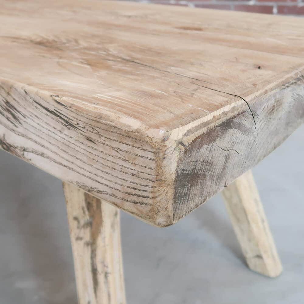 Lage houten slachttafel - Afbeelding 4