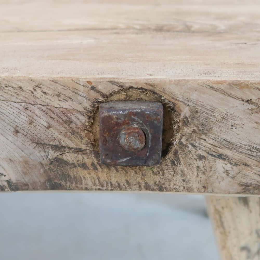 Lage houten slachttafel - Afbeelding 7