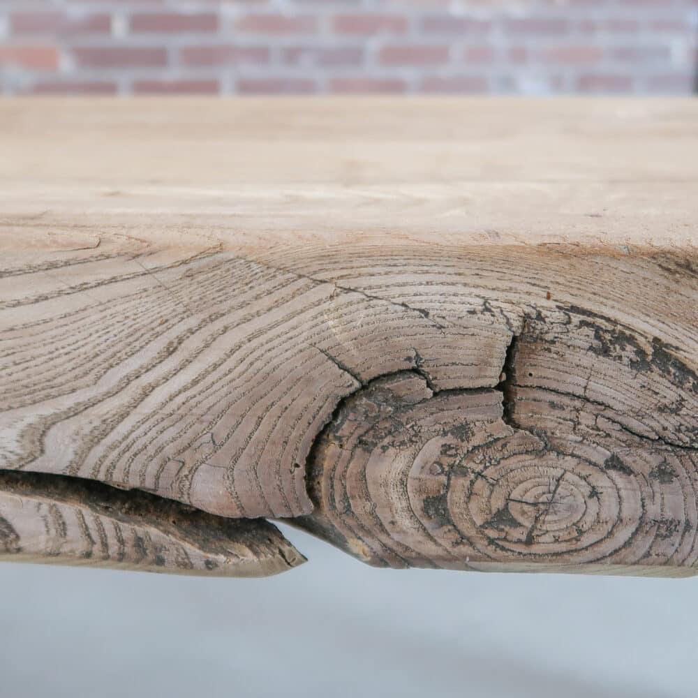 Lage houten slachttafel - Afbeelding 6