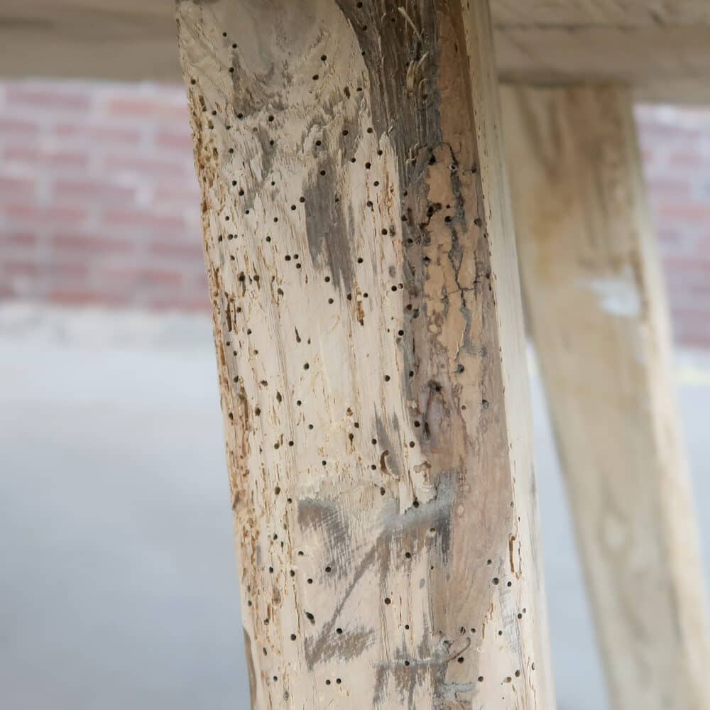 Lage houten slachttafel - Afbeelding 9