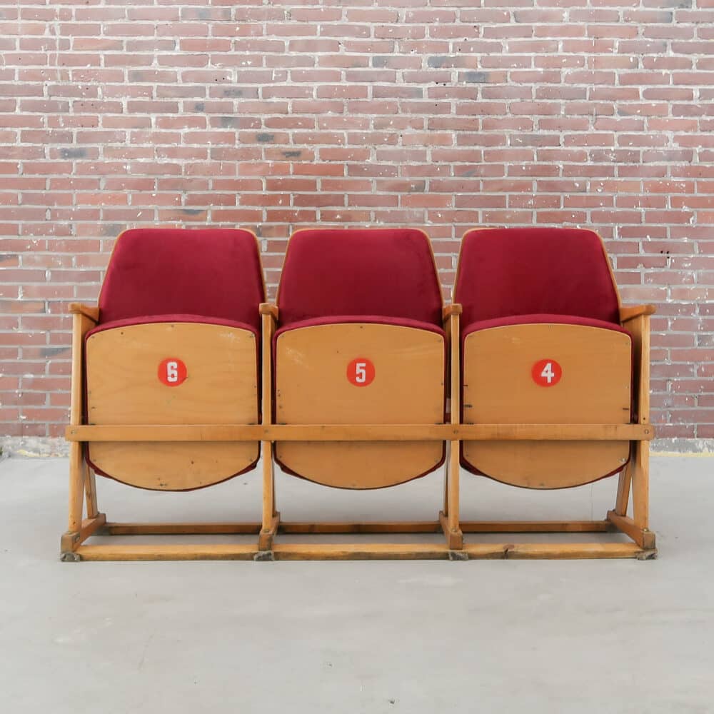 Vintage bioscoopstoelen - Afbeelding 2