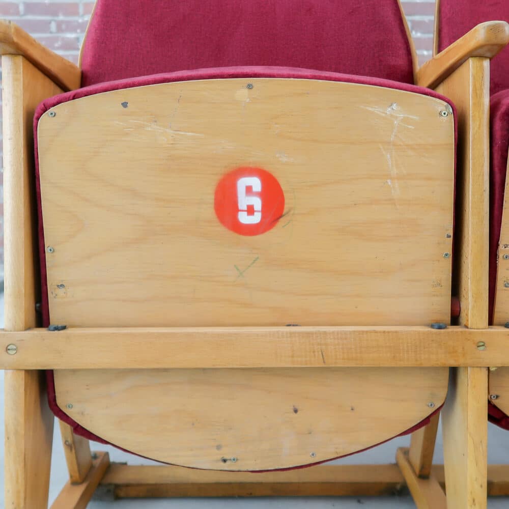 Vintage bioscoopstoelen - Afbeelding 5