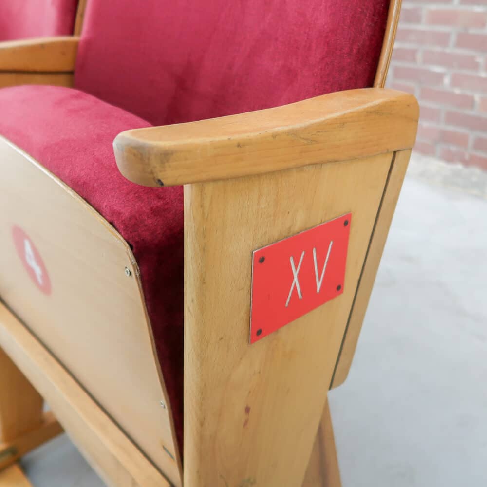 Vintage bioscoopstoelen - Afbeelding 6