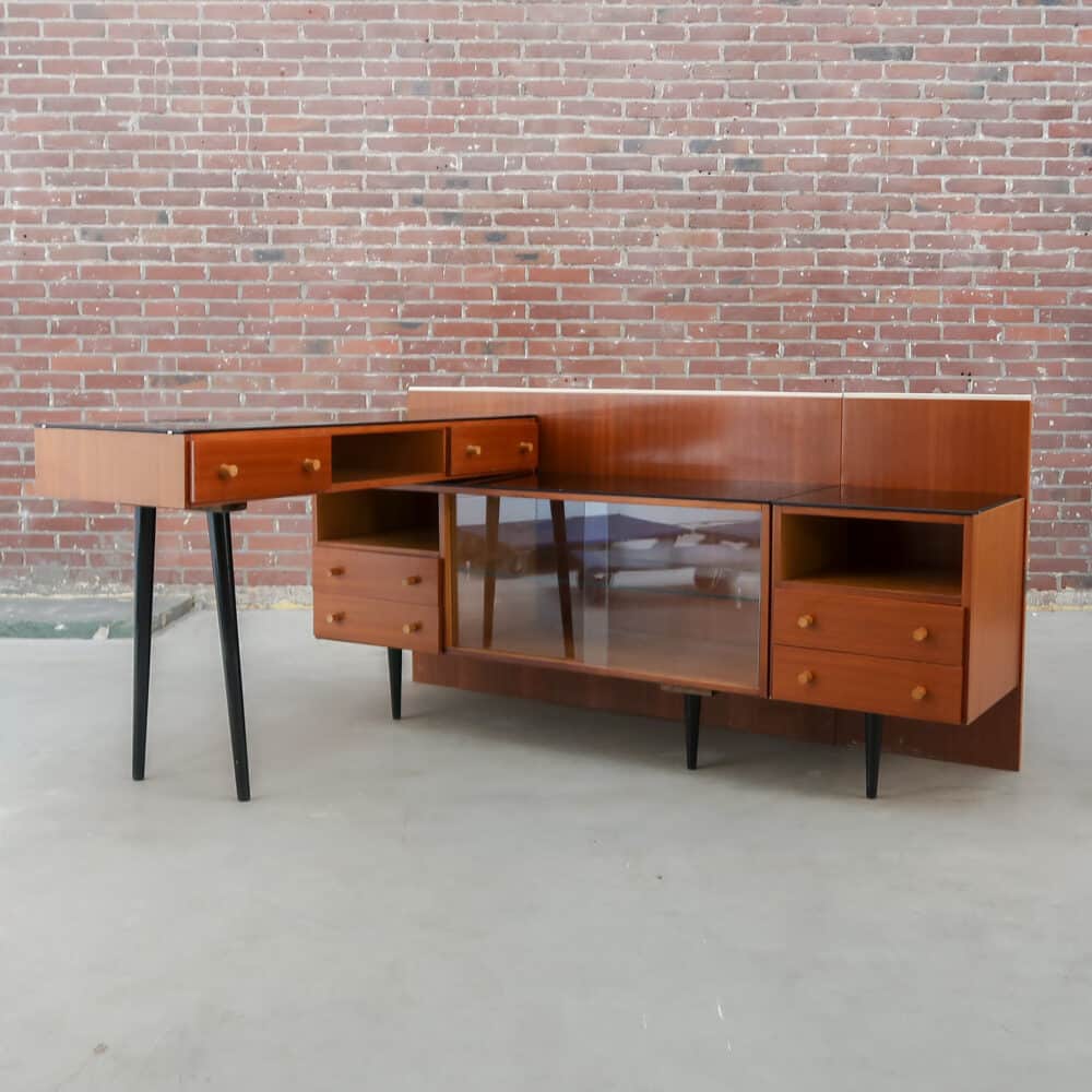 Modulaire vintage bureau - M.Pozar - Afbeelding 4