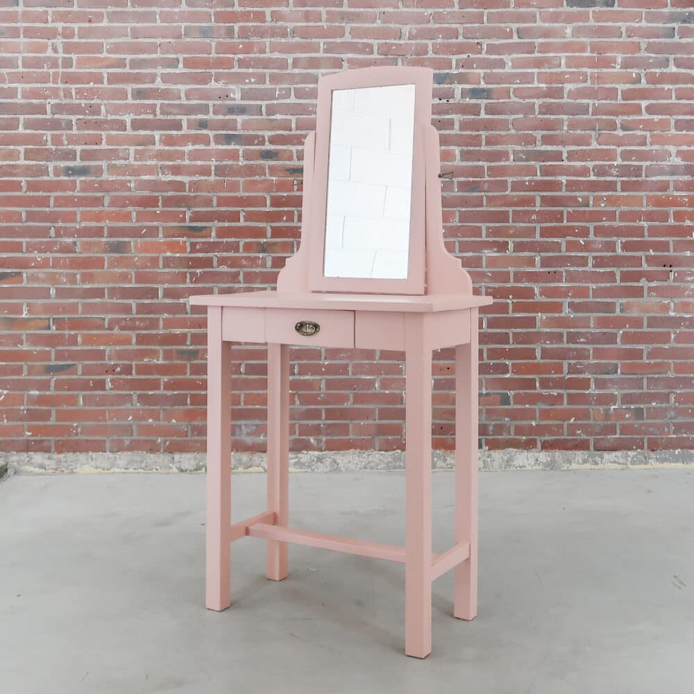 Brocante houten kaptafel
