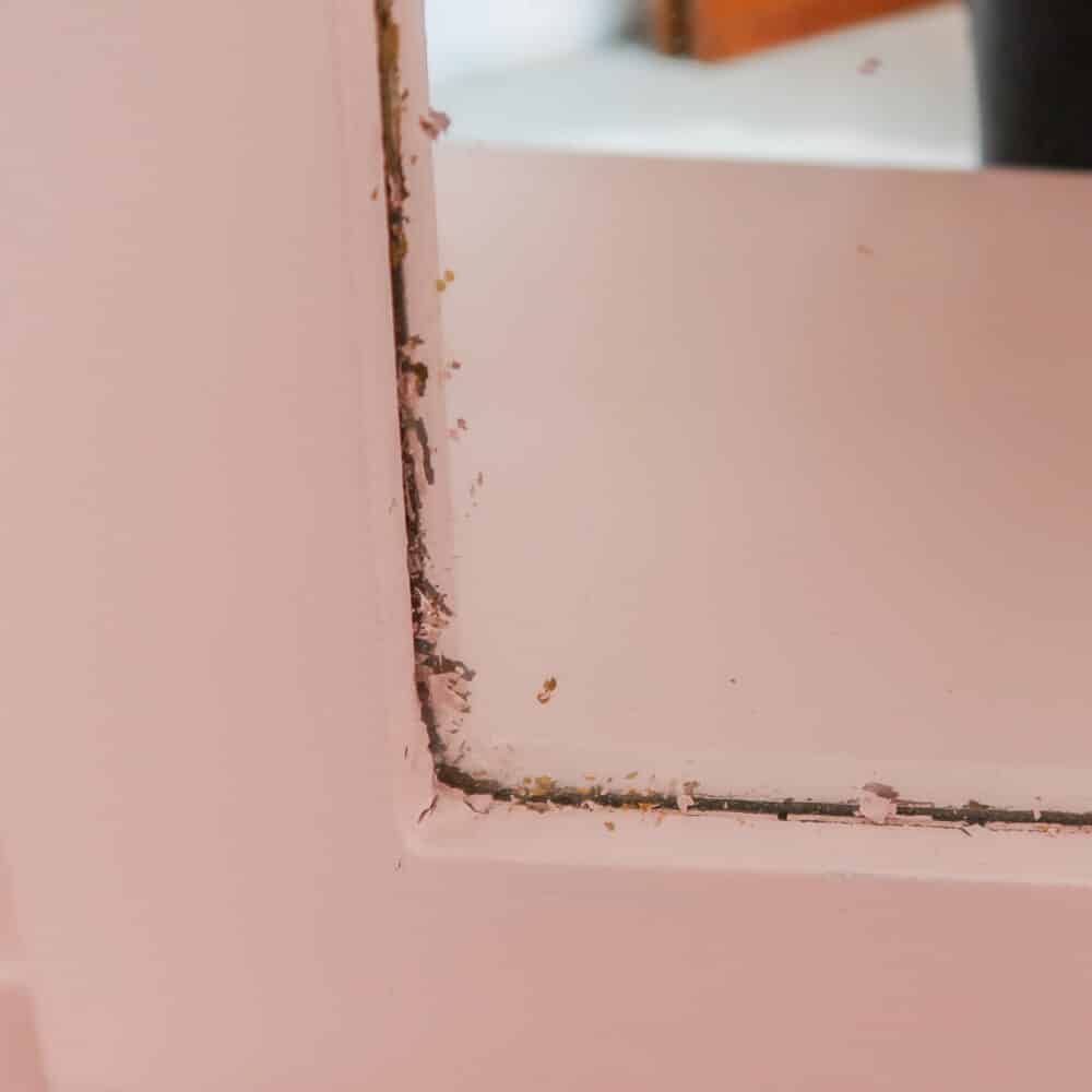 Brocante houten kaptafel - Afbeelding 6