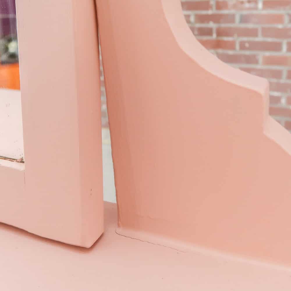 Brocante houten kaptafel - Afbeelding 5