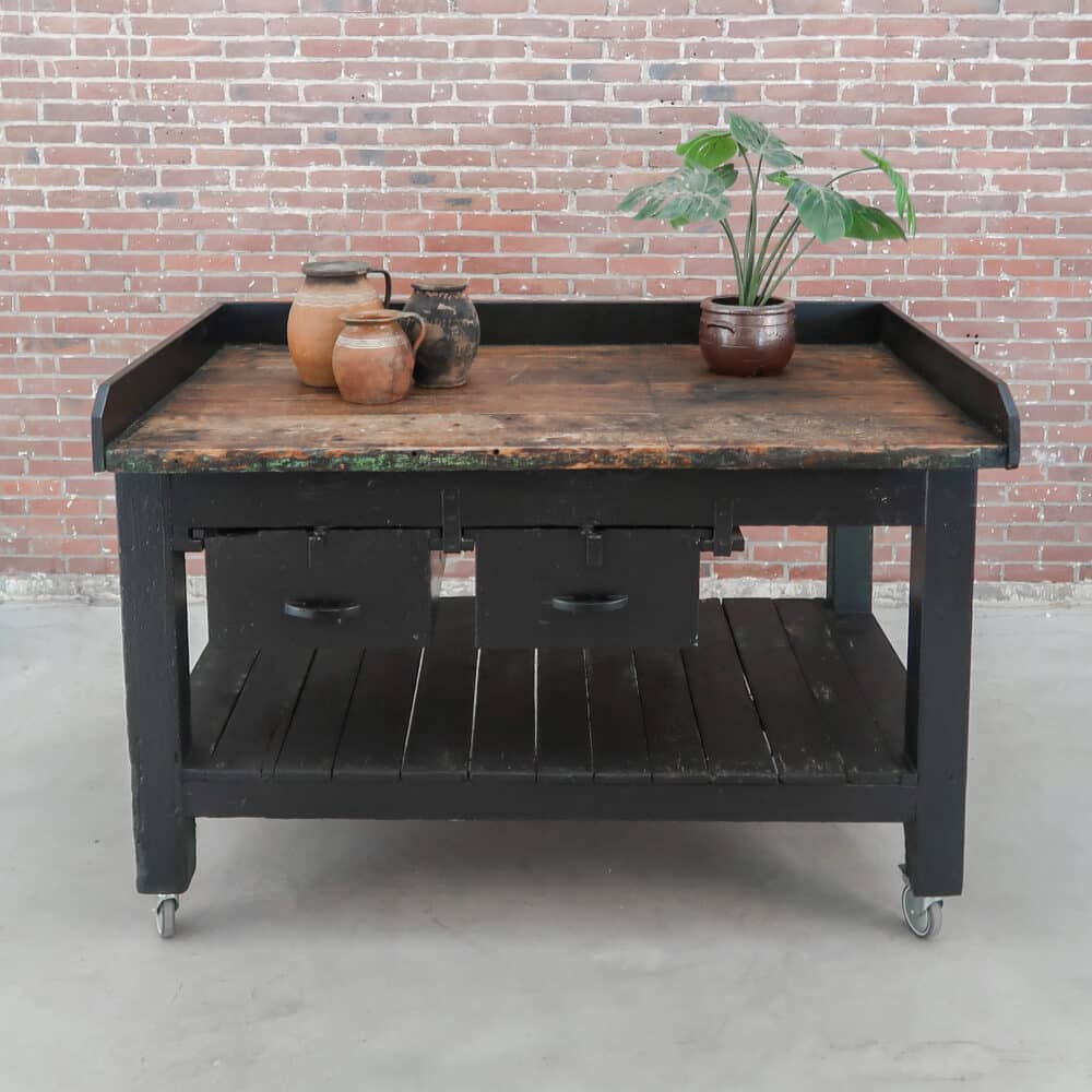 Brocante werktafel/buitenkeuken - Afbeelding 3