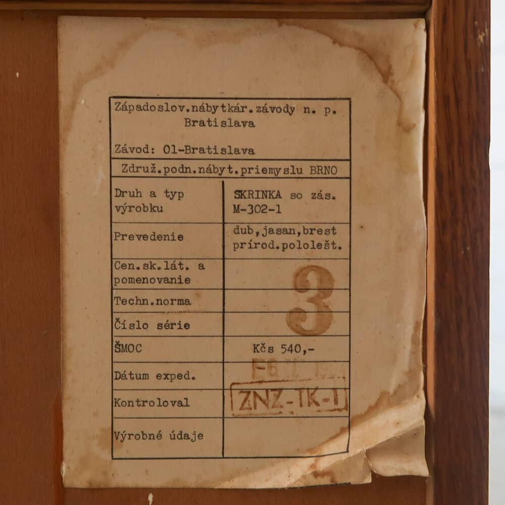 Vintage vitrinekast - Jiroutek – Bild 11