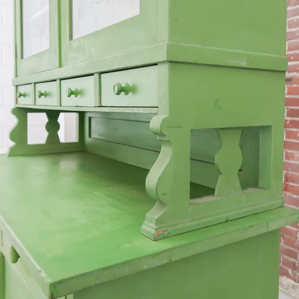 Brocante groene buffetkast – Bild 9