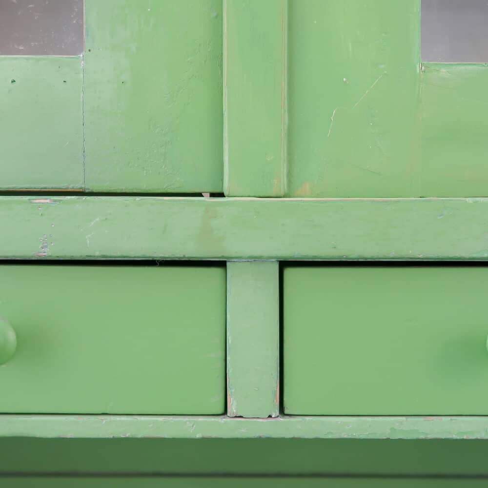 Brocante groene buffetkast – Bild 7