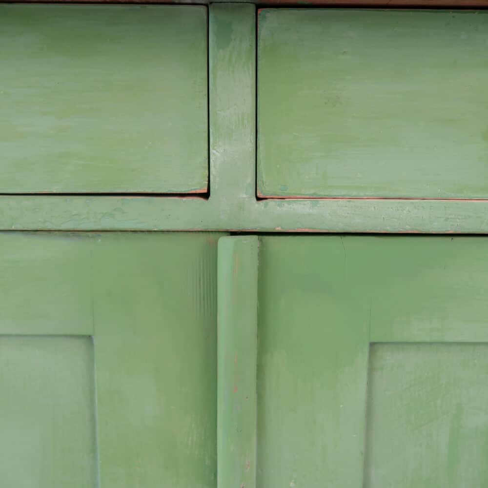 Brocante groene buffetkast – Bild 8
