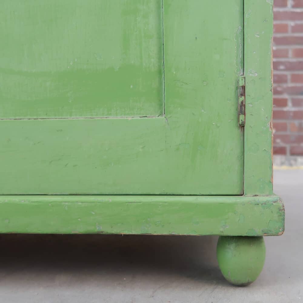 Brocante groene buffetkast – Bild 13