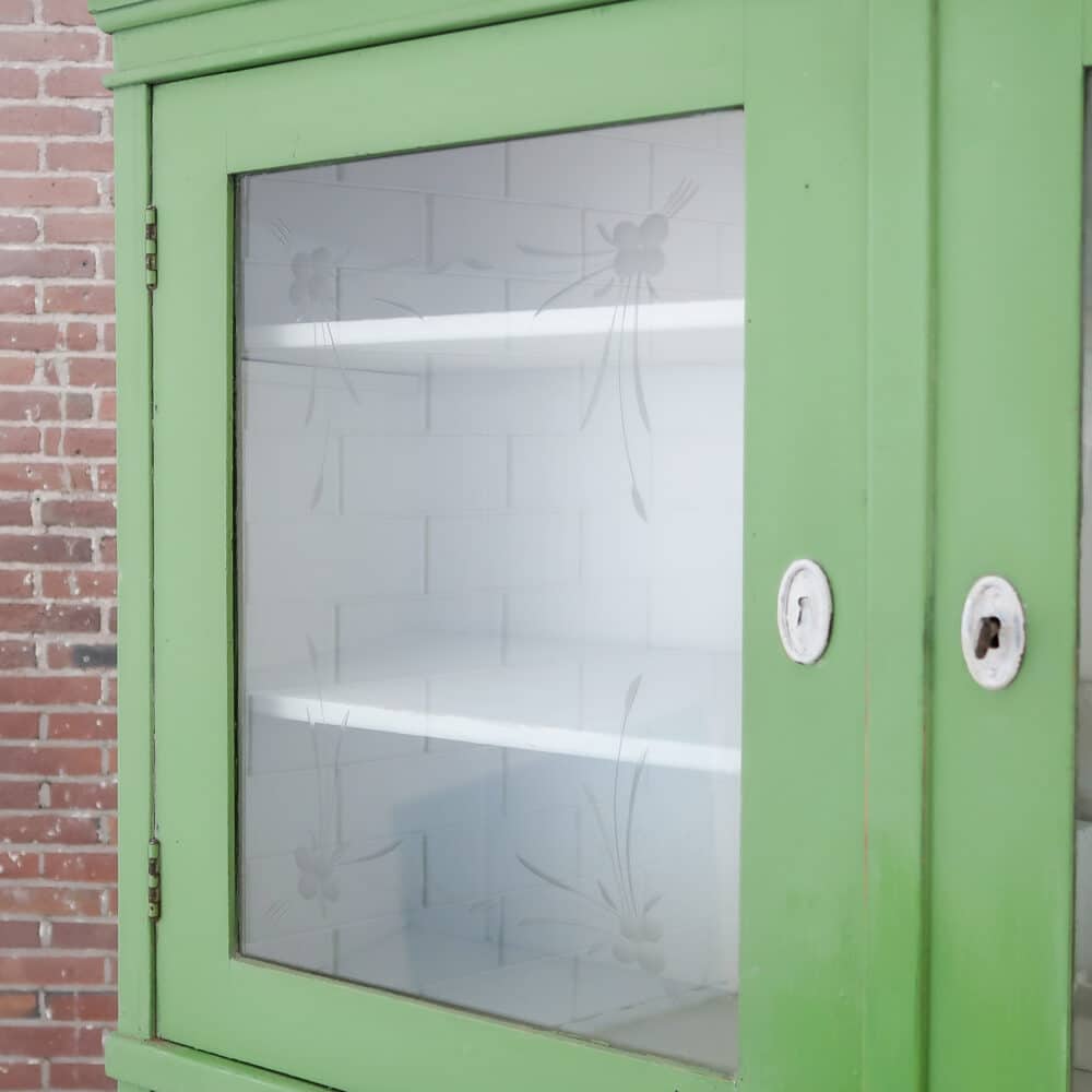 Brocante groene buffetkast – Bild 15
