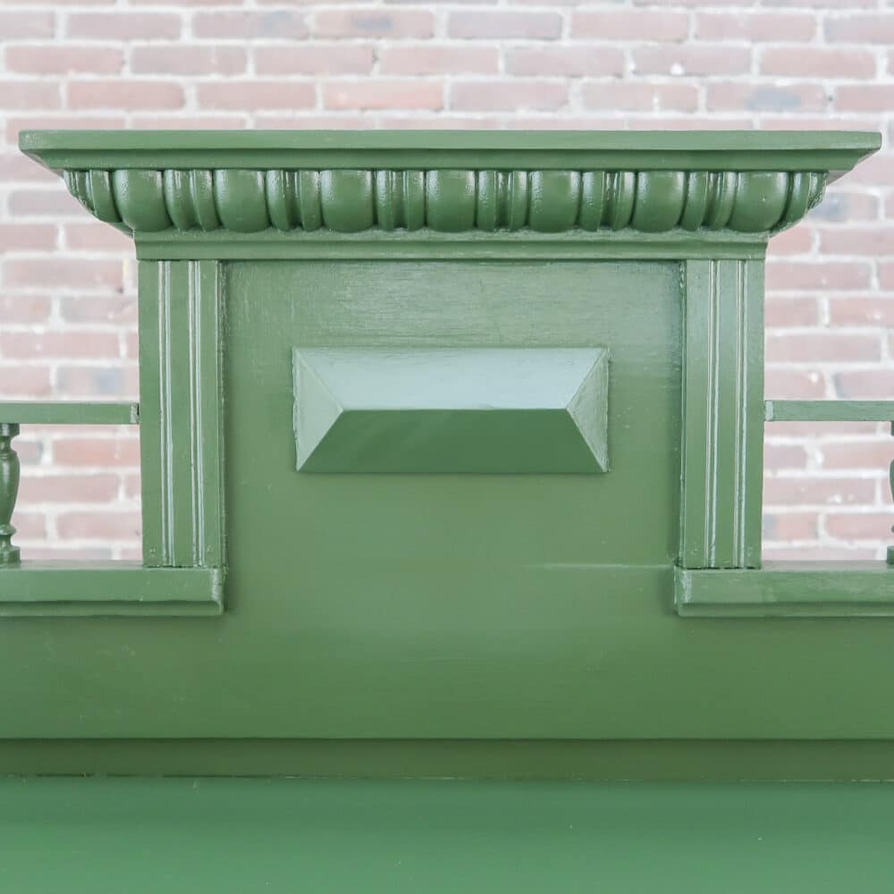 Brocante groene buffetkast - Afbeelding 3