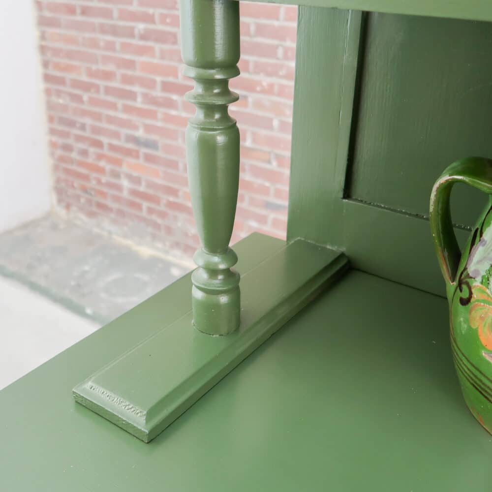 Brocante groene buffetkast - Afbeelding 5