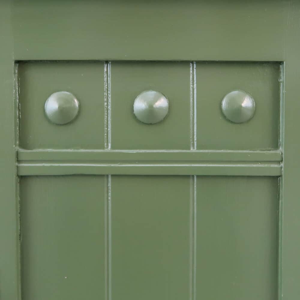 Brocante groene buffetkast - Afbeelding 7