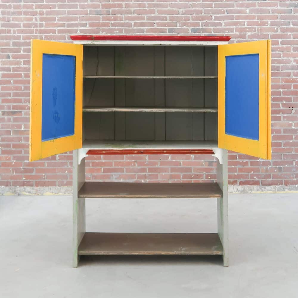 Brocante rek met deurtjes - Afbeelding 3