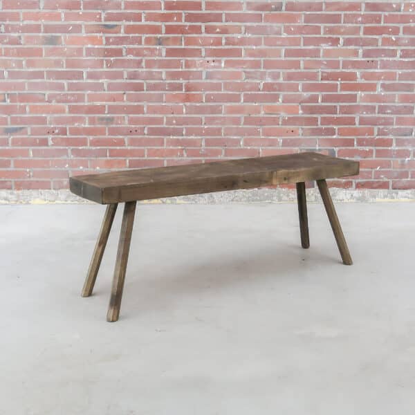 Brocante houten bankje