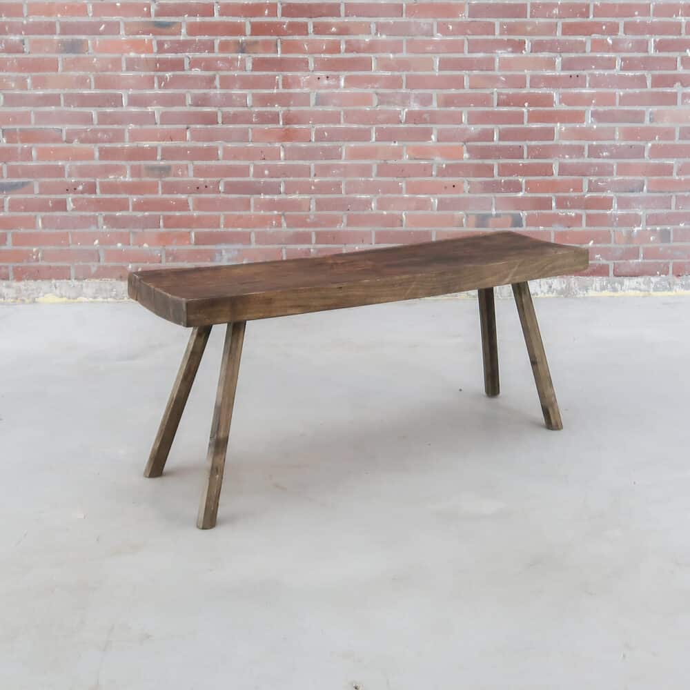 Brocante houten bankje