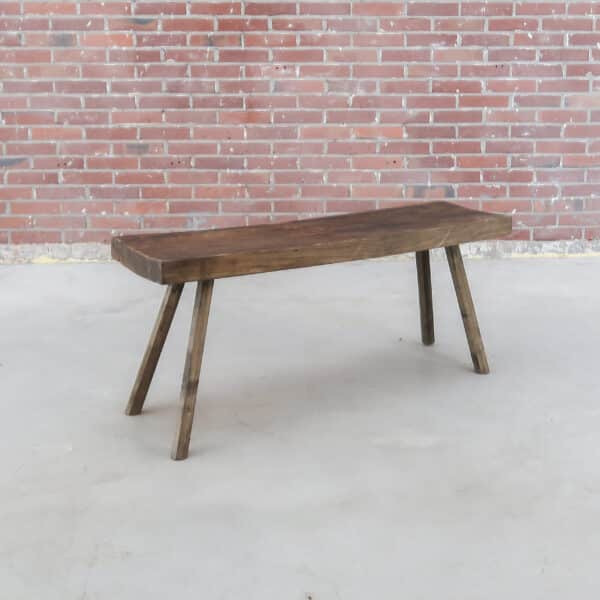 Brocante houten bankje