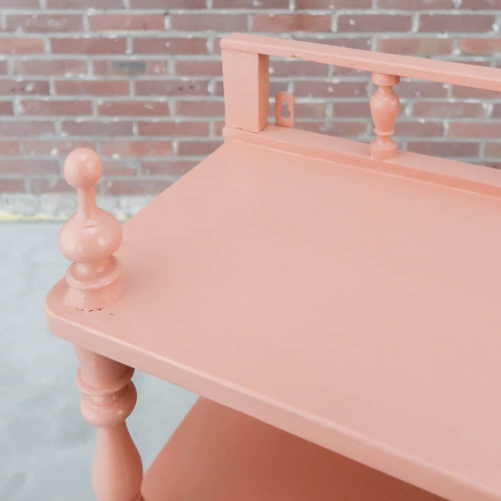 Brocante roze hangkast - Afbeelding 4