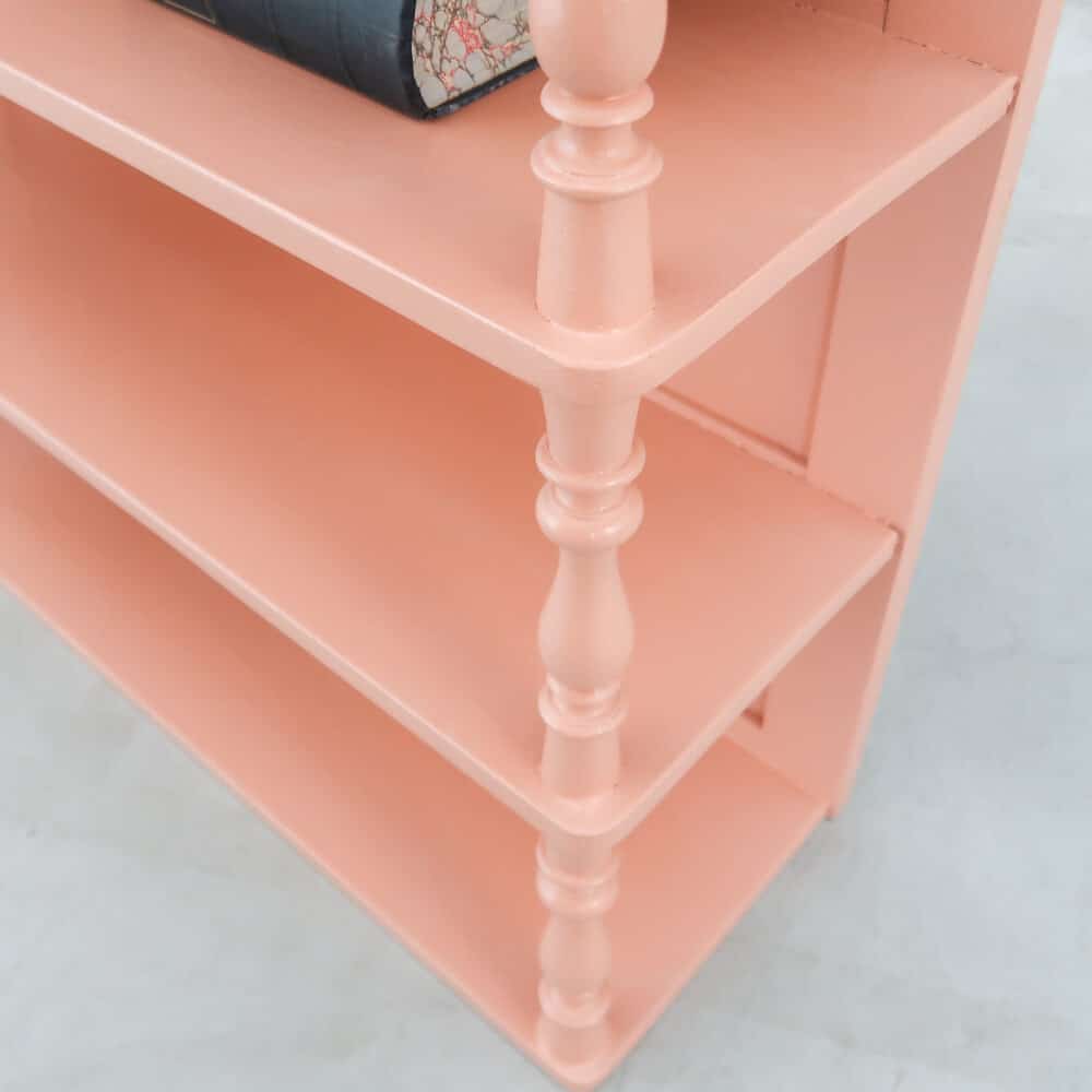 Brocante roze hangkast - Afbeelding 7