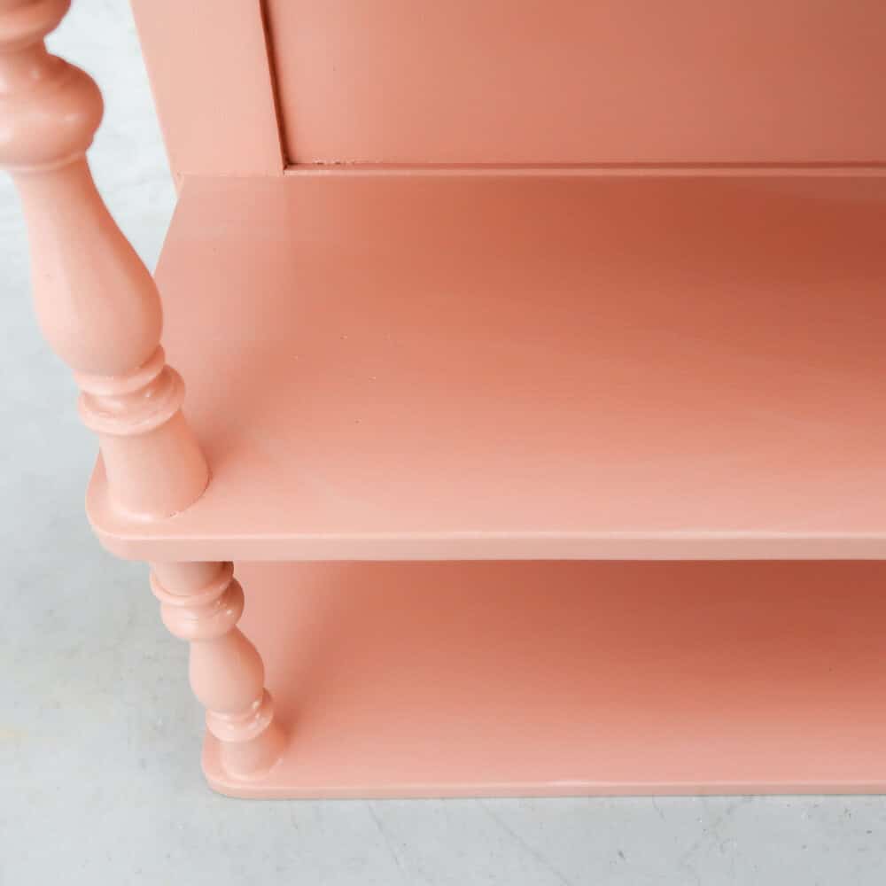 Brocante roze hangkast - Afbeelding 5