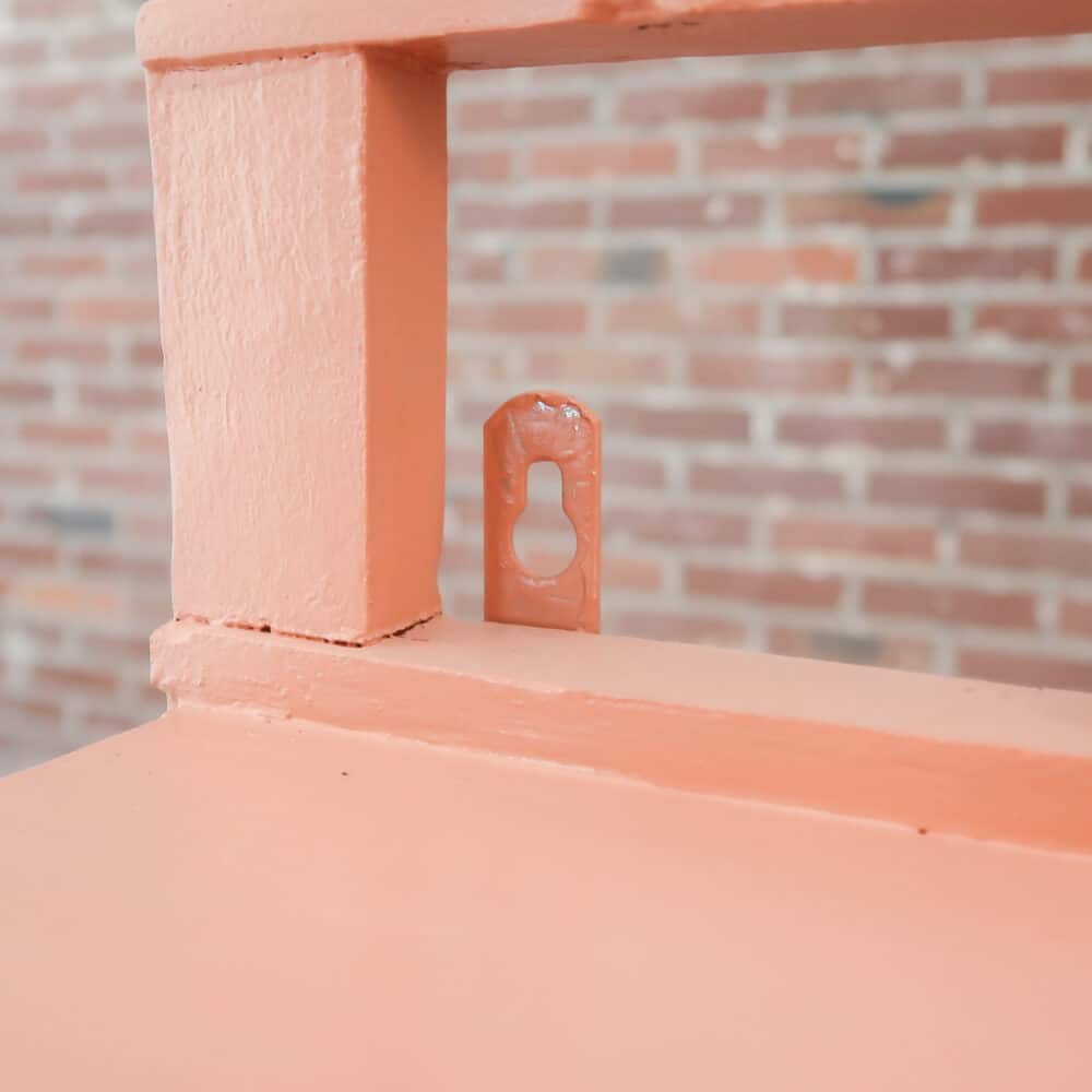 Brocante roze hangkast - Afbeelding 3