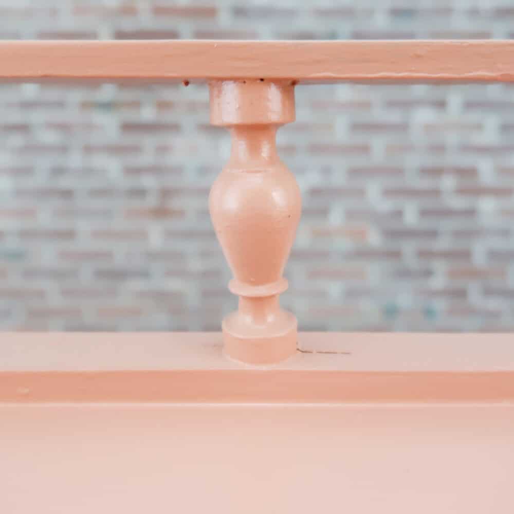 Brocante roze hangkast - Afbeelding 6