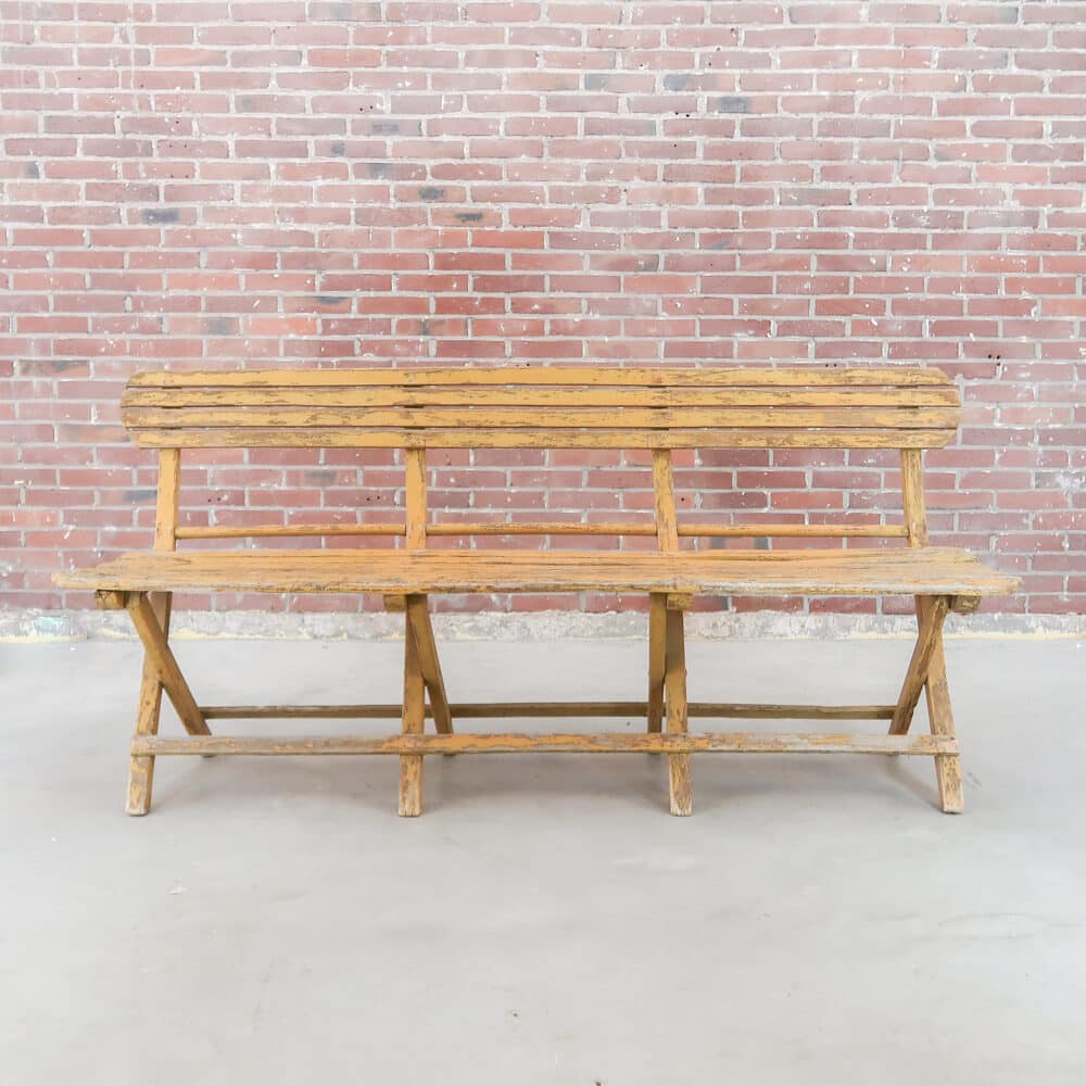 Brocante houten bankje