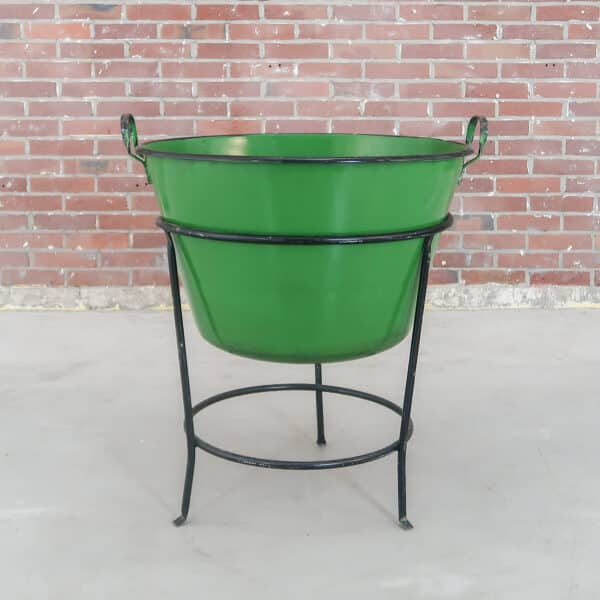 Emaille kookpot met standaard