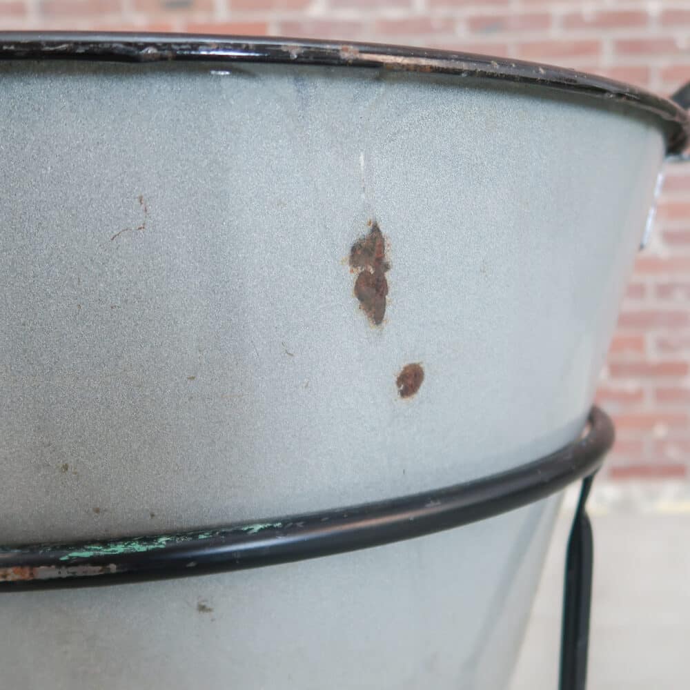 Emaille kookpot met standaard - Afbeelding 4
