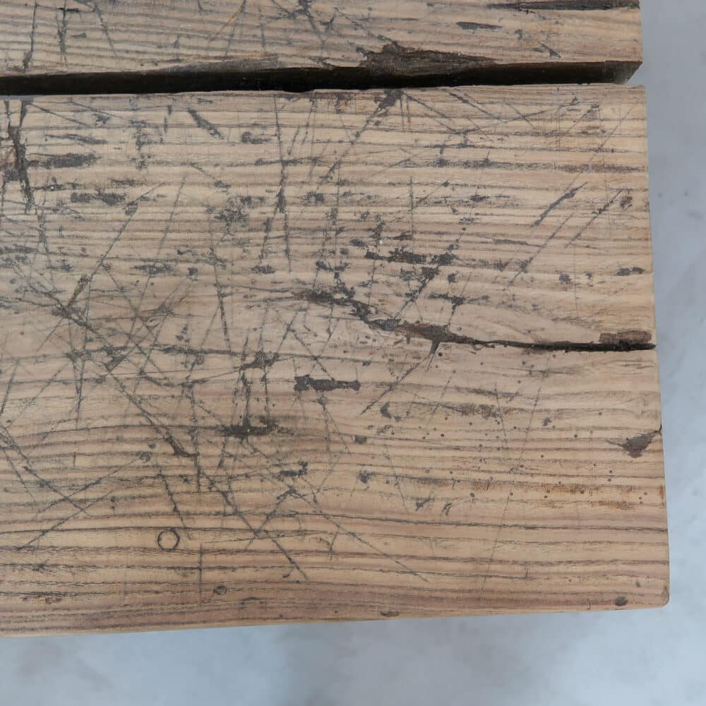 Houten slachttafel - Afbeelding 4