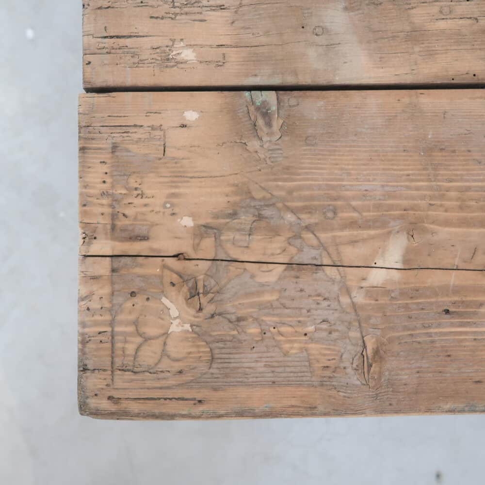 Landelijke houten tafel - Afbeelding 4