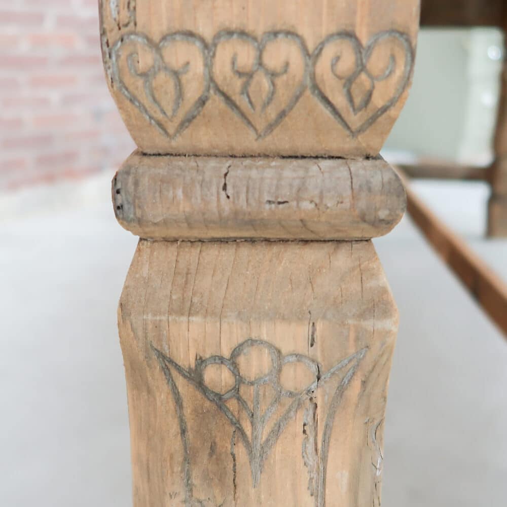 Landelijke houten tafel - Afbeelding 9