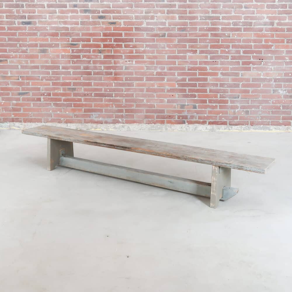 Brocante houten bankje