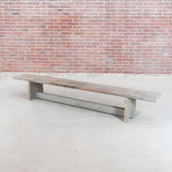 Brocante houten bankje
