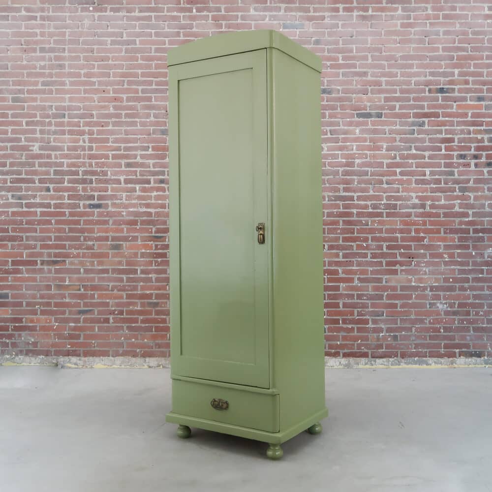 Groene eendeurs linnenkast - Afbeelding 8