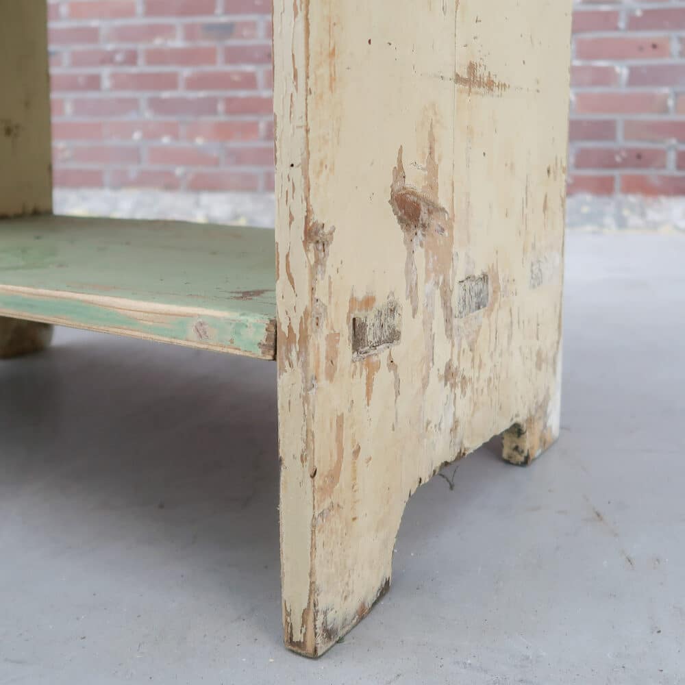 Brocante bankje met lades - Afbeelding 8