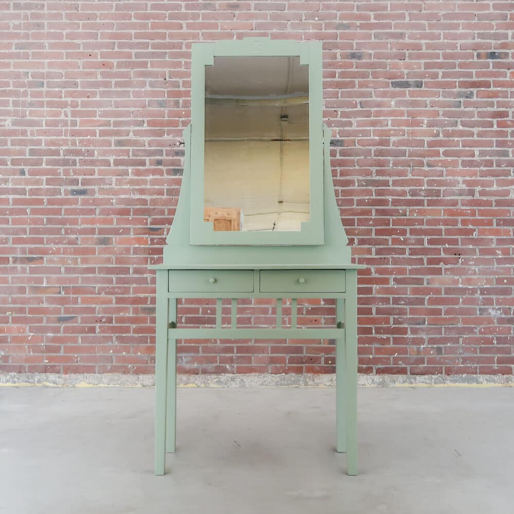 Brocante houten kaptafel - Afbeelding 2
