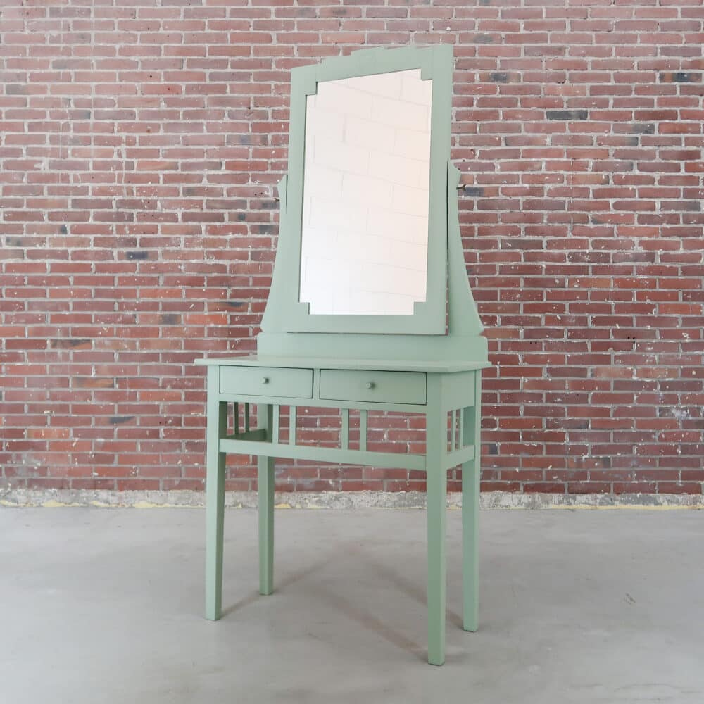 Brocante houten kaptafel
